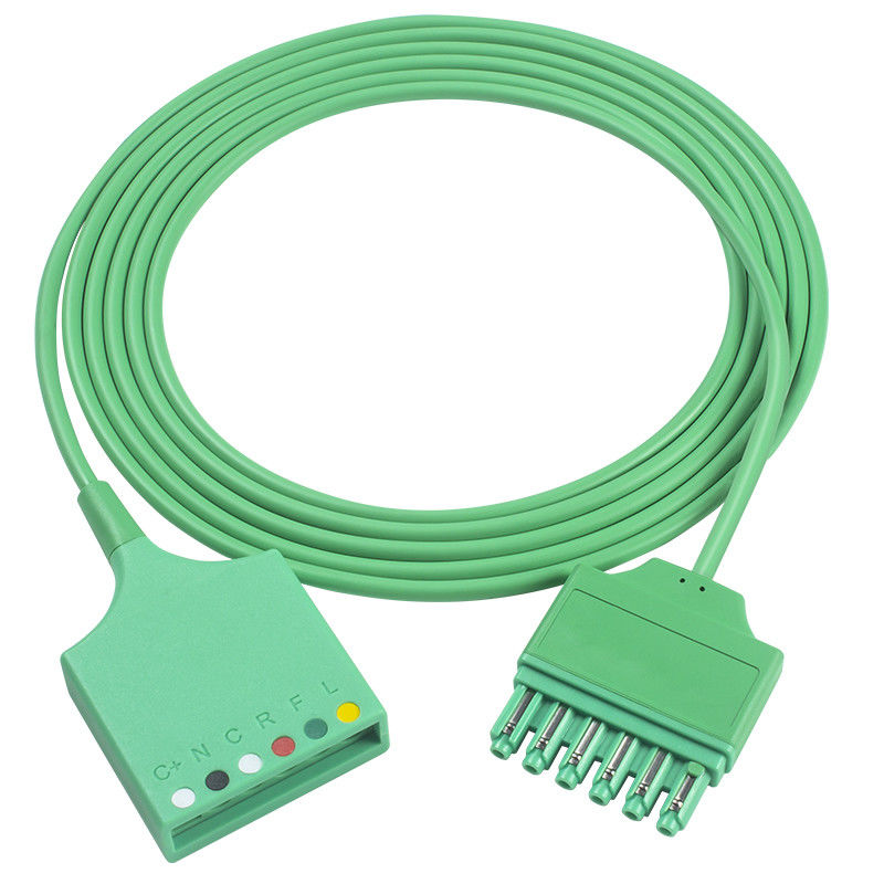 Siemens Draeger MS16256 6Lead ECG Trunk Adapter Cable Drager ECG Extension Trunk Cable Single Pin Connector