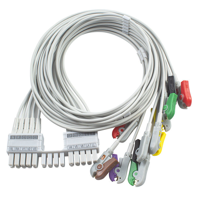 Mortara Burdick 10 Lead EKG Lead Wire ECG Leadwires 9293-041-50 9293-046-60 For ELI 150C