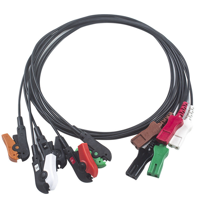 LL style MRI Radio Translucent Wire 5 Lead ECG Radiotranslucent Cable and Lead wire Leadwires