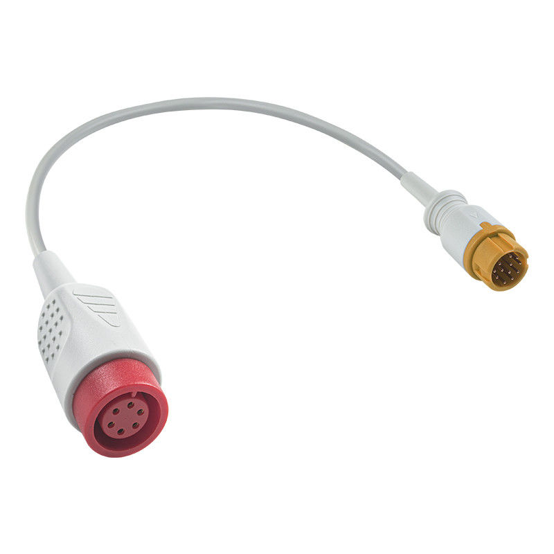 Mindray 12 Pin To Geneneral 6 Pin IBP Adapter Cable IBP Extension Converter Cable