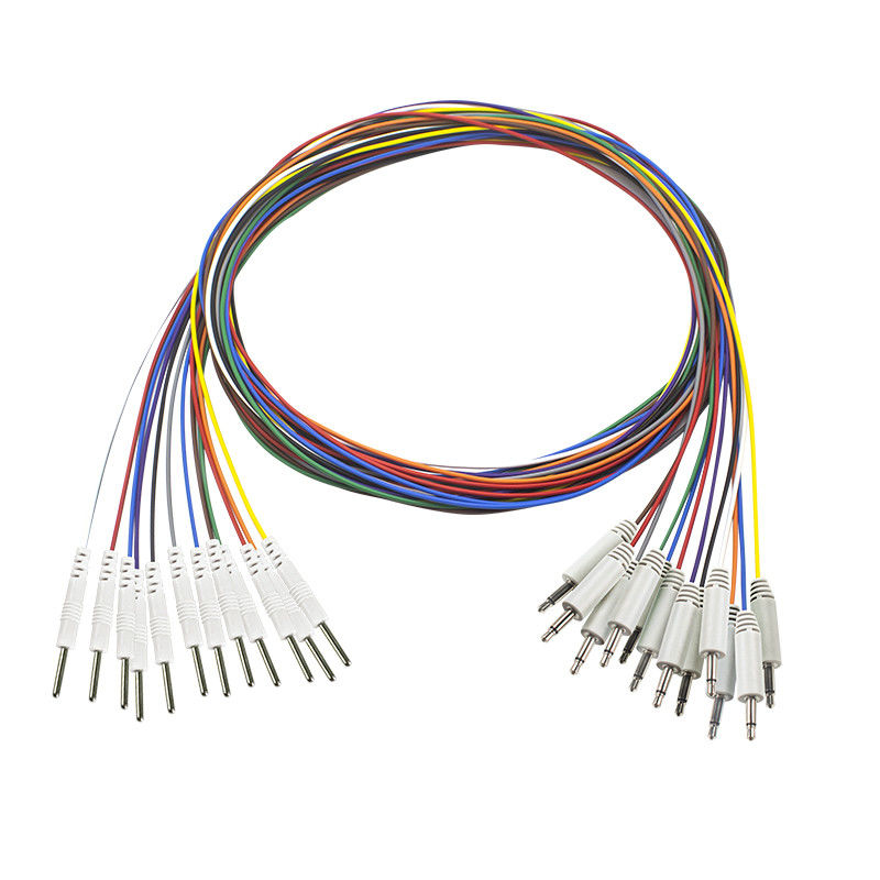3.0 Mono Plug-2.0mm Pin EEG Cable Electrode EEG Cable EEG Cap
