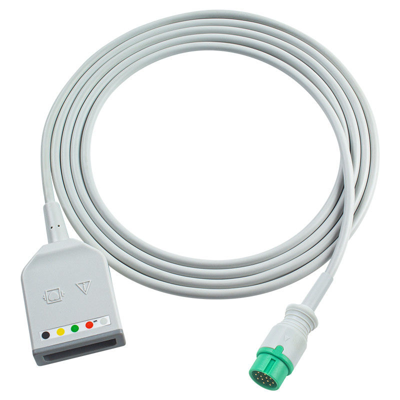 Biolight 12Pin 5Lead ECG Trunk Adapter Cable AnyView A2 A6 A4 A8 Q7 Q5 ECG Extension Cable Euro Style