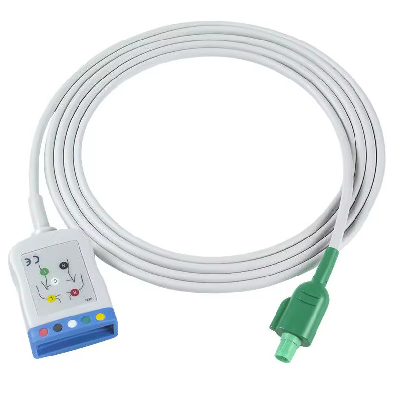 P-hilips PH Datascope 12Pin 5Lead ECG Trunk Adapter Cable For CodeMasterXL+ Cardiosave IABP Rescue Hybrid