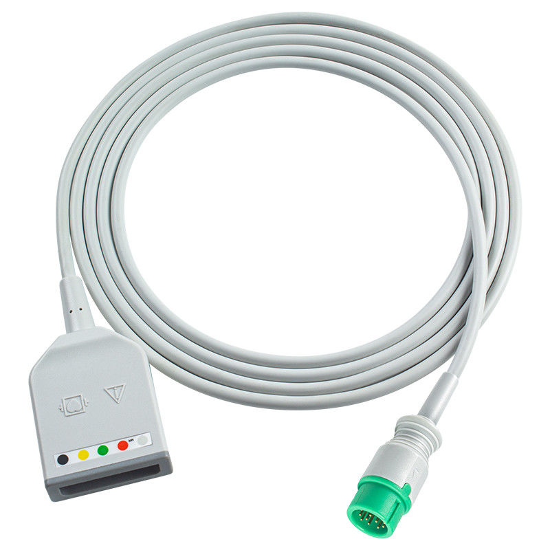 Mindray Datascope 12Pin 5Lead ECG Trunk Adapter Cable 0010-30-42719 009-004728-00 ECG Extension Cable