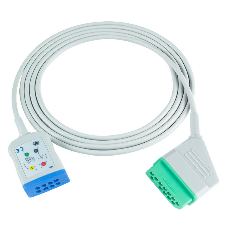 Nihon Kohden 12Pin 6Lead ECG Trunk Adapter Cable JC-906PA BSM 2354A BSM-2300 Life Scope I BSM-2301 ECG Extension Cable