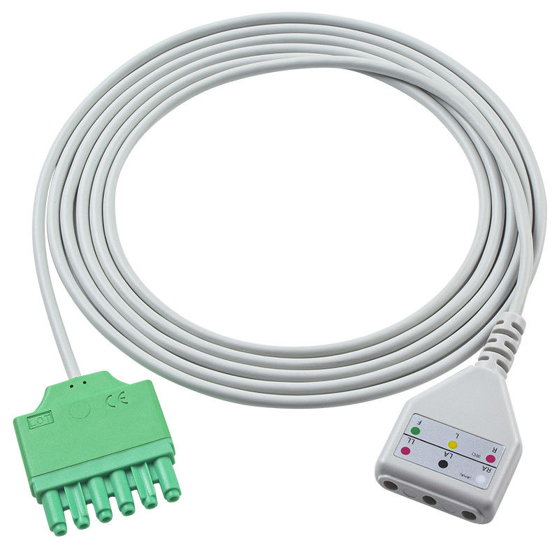 S-iemens Drager Infinity M540 ECG Trunk Adapter Cable Draeger ECG Cable Din Style ECG Extension cables