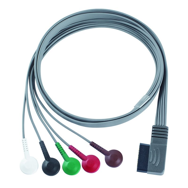 Compatible for PH ECG Telemetry Leadwire - M4725A ECG Holter Cable 350-0173-03 for Zymed DigiTrak-Plus