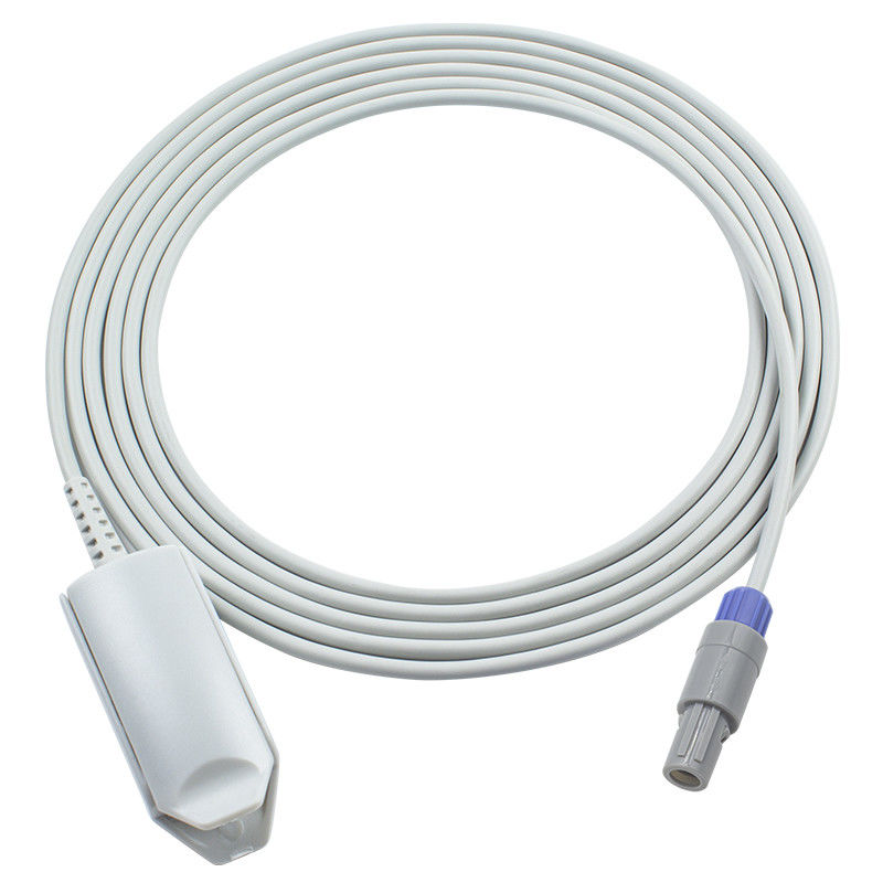 Clinics Hospitals Osen 8000B Adult Finger Clip Direct SpO2 Sensor 3M 5Pin 40Degree