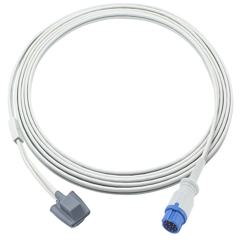 Compatible Konsung Aurora 8/10/12 12Pin Infant SpO2 Sensor Konsung Aurora Baby SpO2 Cable 3.0M