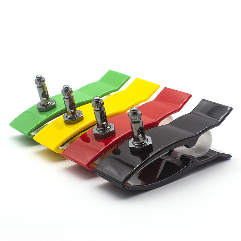Pediatric Multiple Color Limb Clamp Adapters with Snap End Connector and Ag/Cl Plating