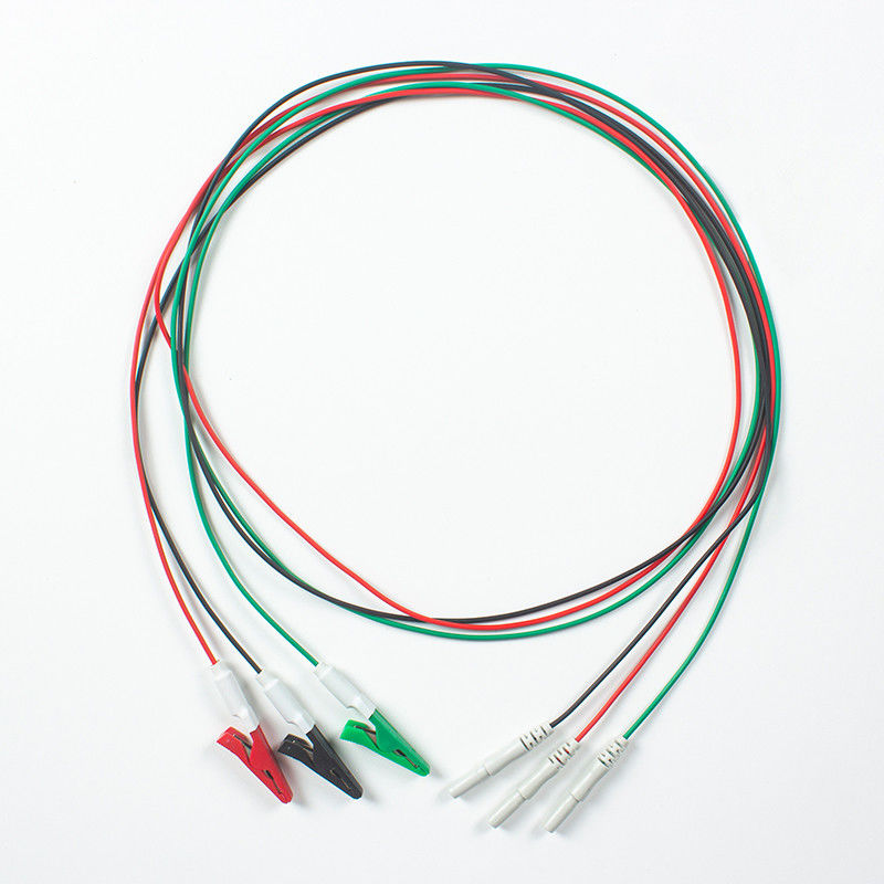 Compatible ECG cable to Animal Din Type to Animal Grabber 3Lead