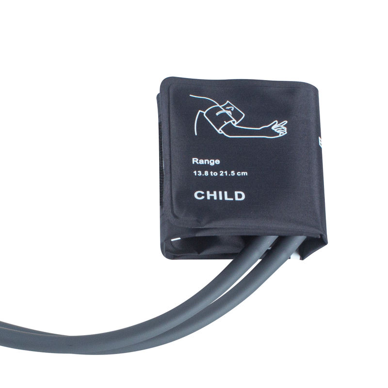 Bag Packaging Pediatric NIBP Cuff Made Of Nylon Material With Double Tube 13.8-21.5cm