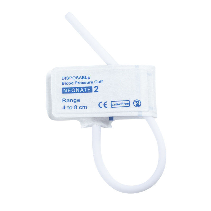 Latex-free Disposable Neonate NIBP Cuff Single Tube Size 2 4-8cm