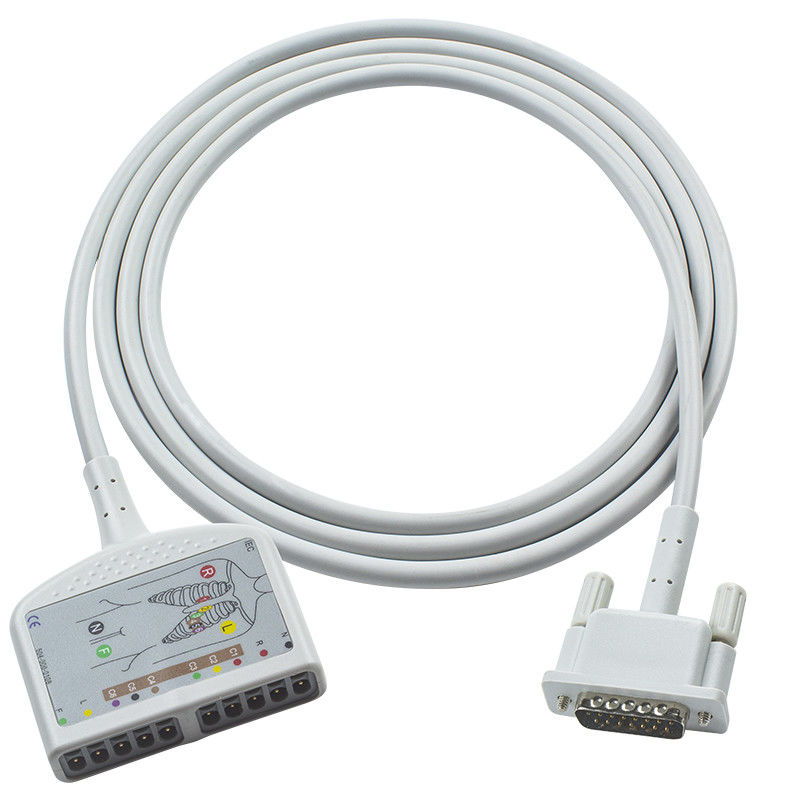 OD6mm 2.2M P-hilips EKG Cable Trunk Cable for M1770A M1771A M1772A Pagewriter 100 Pagewriter 200