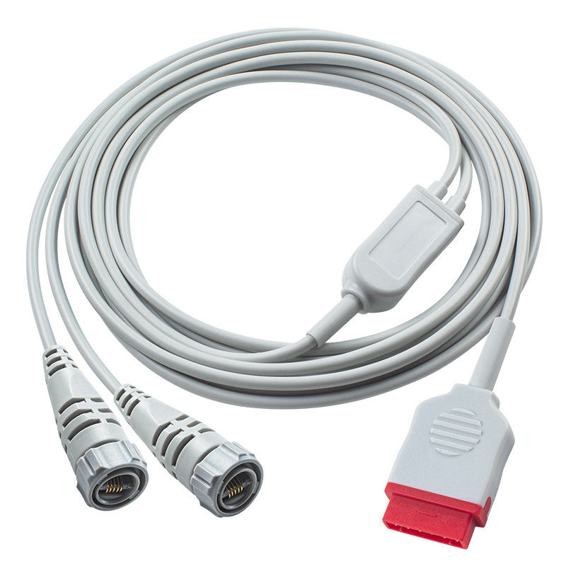 11Pin Double Argon 3.5M IBP Cable for GE Blood Pressure Monitor 2 Years Shelf Life