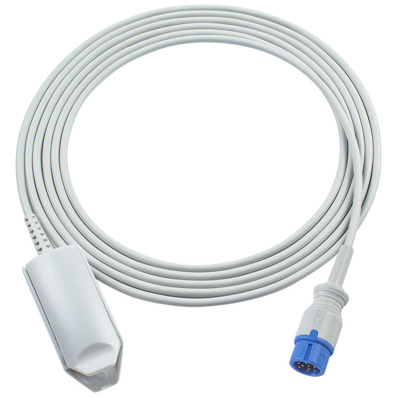 Compatible ViewMed 9Pin SpO2 Probe Adult ViewMed Saturation Monitor Finger Clip 3.0M