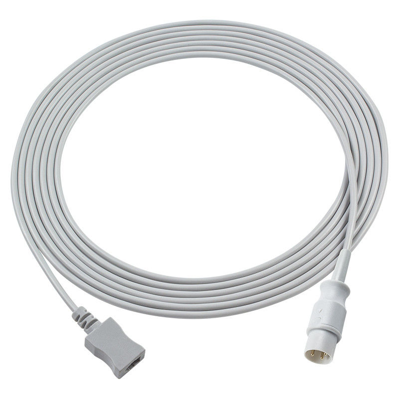 3.0M PVC Air Shield Temperature Adapter Cable to Dual Pin Connector Proximal with Rectangular Connector