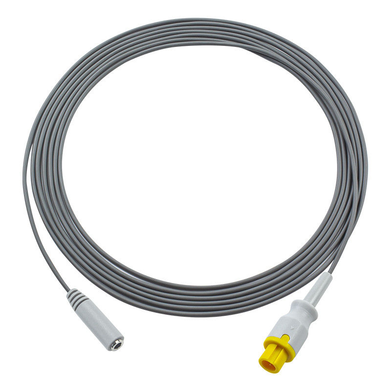 Single Channel 2-Pin Connector Temperature Adapter Compatible with Mindray Datascope 0011-30-37391