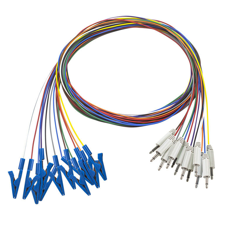 3.5 Mono Plug Grabber EEG Cap Electrodes Plated gold EEG EMS EMG Leadwires Electrode