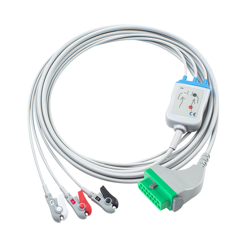 Fukuda Denshi CIO-07CTP-5NA CIO-07CTP-3NA ECG Cable 15Pin DSL-8001 DSL-8001R Dynascope DS-8100 DS-8200 DS-8500