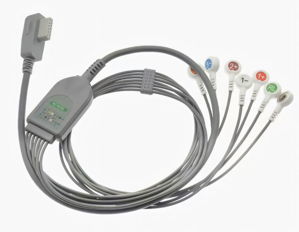 Compatible Beneware CT-08S CT-082 CT-083S CT-086S 13Pin 7Lead Holter ECG Cable EKG Holter Cables and Leadwires
