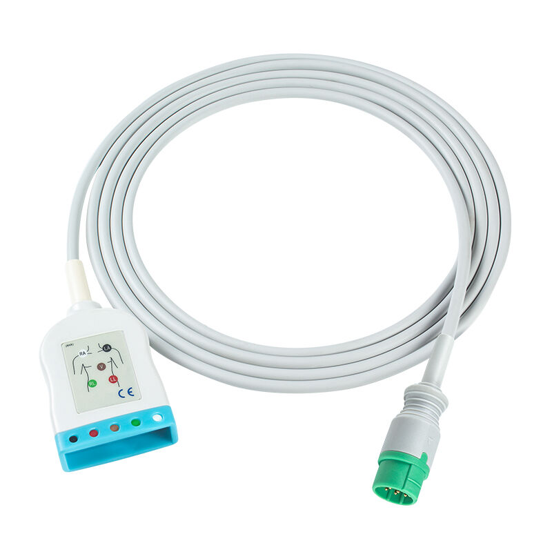Mennen Enmove1000 Envoy ECG Trunk Cable AAstyle 5lead Cable 2.5M