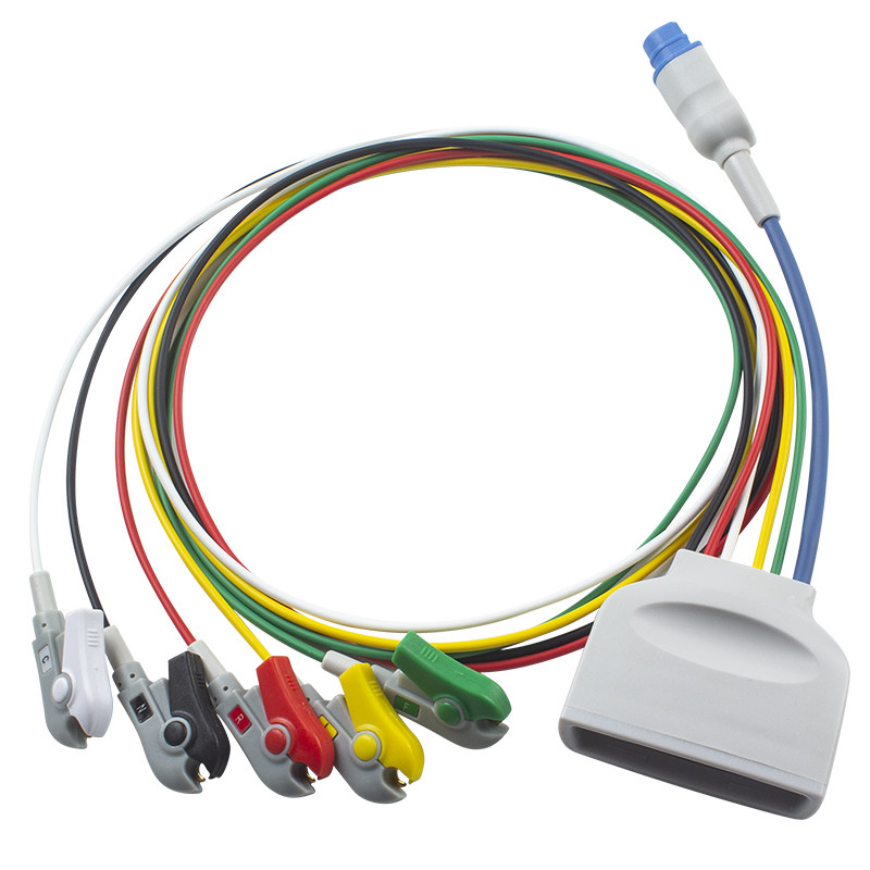P-hilips MX40 Telemetry ECG Leadwires with SpO2 Sensor 5 Lead ECG ...