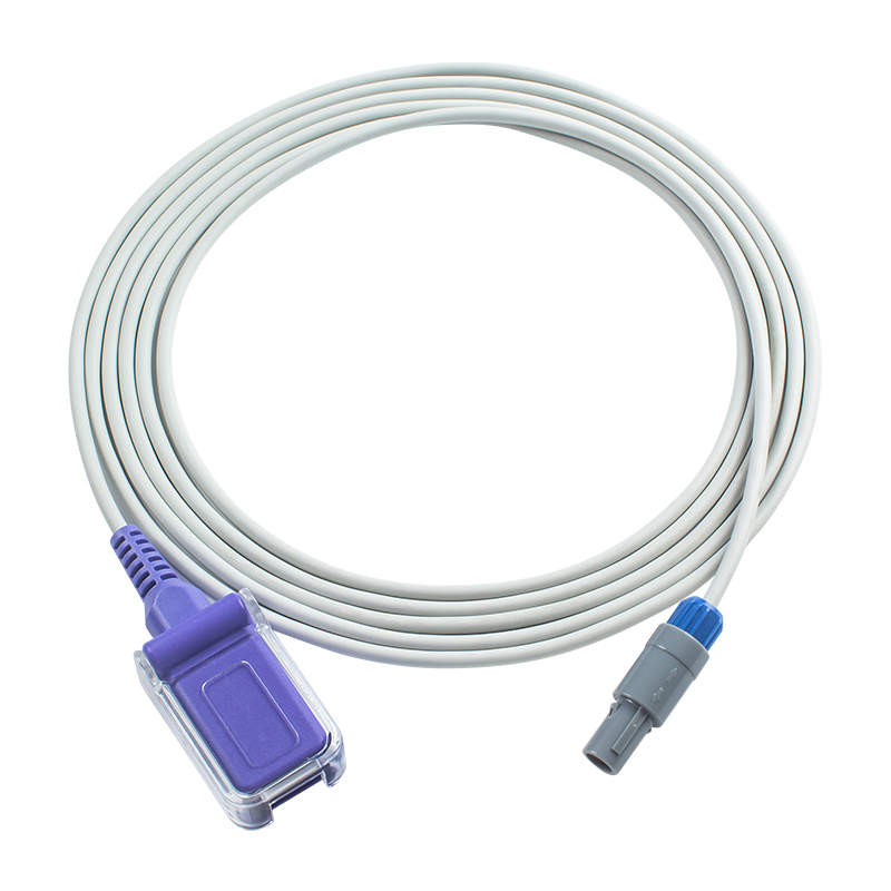 Spo2 Sensor Adapter Cable Biolight O-ximax SpO2 Sensor Cable 8Pin Lemo To DB9 N-ellcor SpO2 ...
