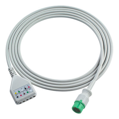 Comen 12Pin ECG Trunk Adapter Cable C50 C70 C90 NC12 NC8 ECG Cable Euro Style ECG Extension cables