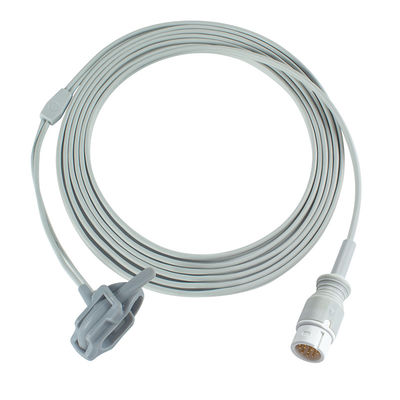Grey Compatible Neonate SpO2 Probe for Medetec England SPO2 Sensor 12Pin 3.0M