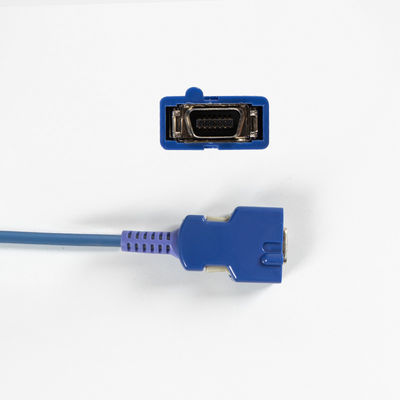 Semi-finished SpO2 Sensor 3M for C-ovidien N-ellcor Pulse Oximeter Cable 100g Weight and DB 14-pin Purple Connector