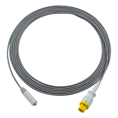 Single Channel 2-Pin Connector Temperature Adapter Compatible with Mindray Datascope 0011-30-37391