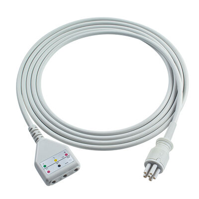 Omron > Colin 6Pin Connector 3 5Lead ECG Trunk Adapter Cable MC039-55 ECG Extension Cables Din Style