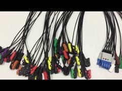 Spacelabs Radio Translucent Wire 1 Meter Transparent 10 Lead ECG Lead Cable